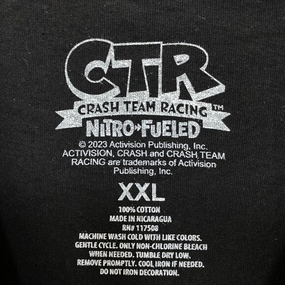Crash Bandicoot Motor Speedway Retro Video Game T-Shirt 2XL - Picture 4 of 4